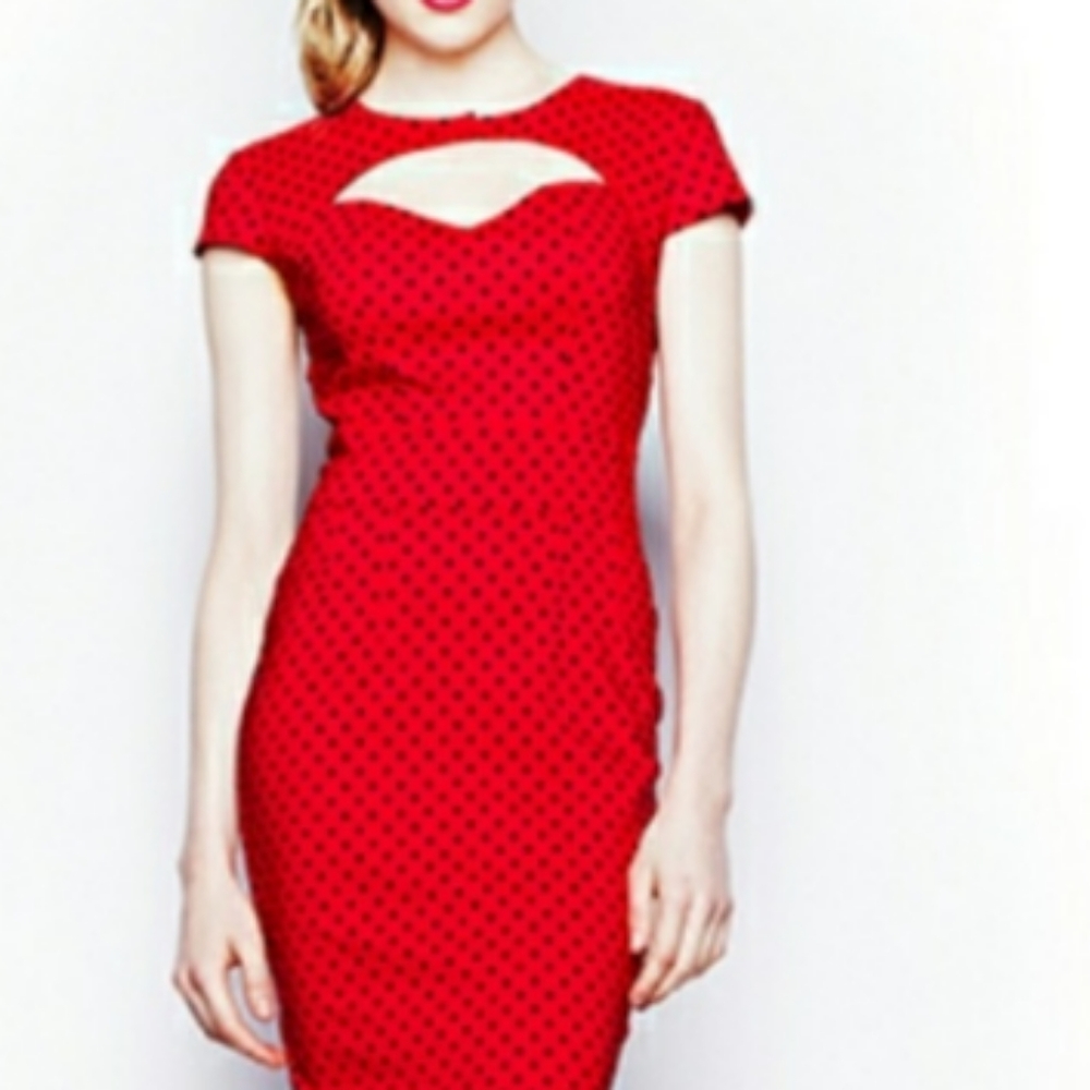 1950s pinup rockabilly style dress